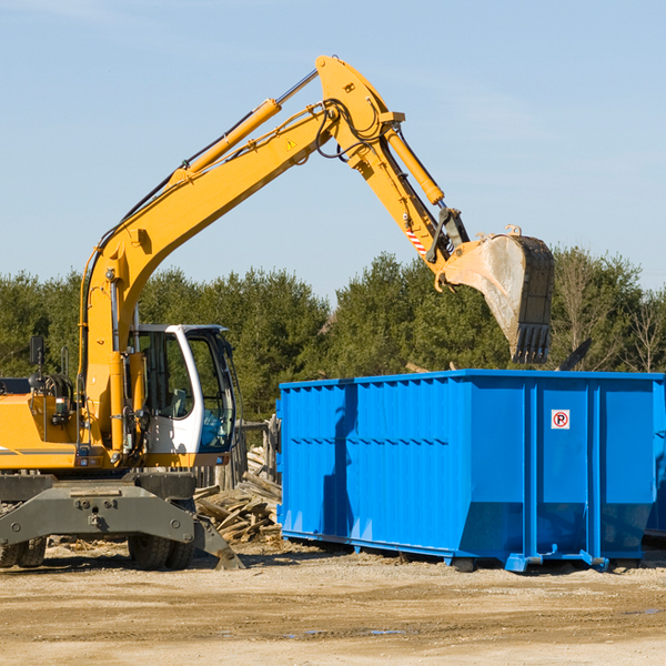 are there any restrictions on where a residential dumpster can be placed in Riverside